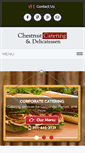 Mobile Screenshot of chestnutdelicatering.com